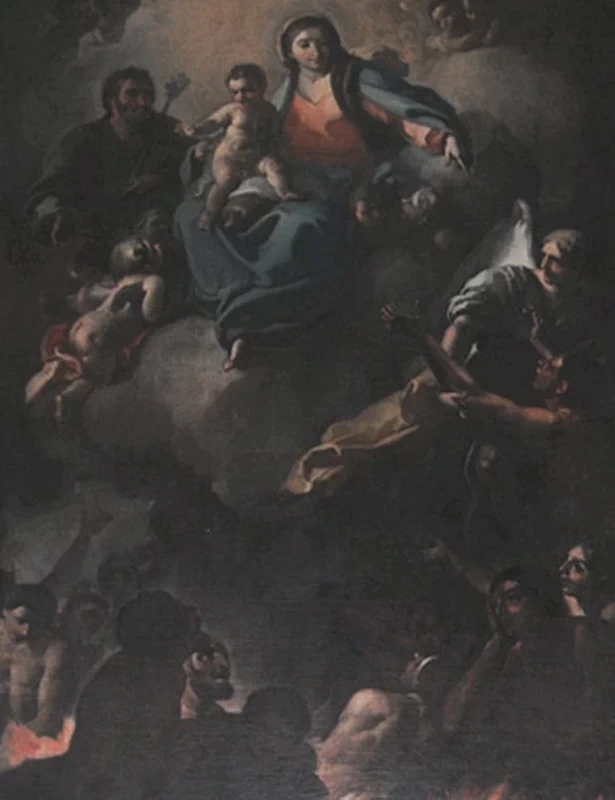 Madonna con anime purganti - Chiesa di san Rocco, Gagliano del Capo